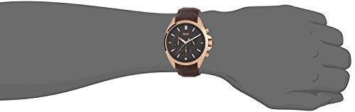 Boss Men's Quartz Watch Driver Chrono 1513036 with Leather Strap