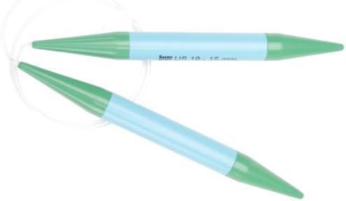 Silvalume Circular Knitting Needles 29"-Size 19/15mm