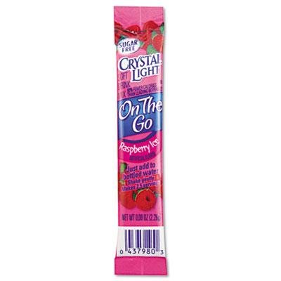 Flavored Drink Mix, Raspberry Ice, 30 0.08oz Packets/Box