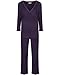 The Essential One - Luxury Lace Maternity Nursing Pyjamas - Purple - Medium - EOM130