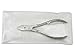 Blizzard Podiatry CONCAVE Toe Nail Clipper Nipper - Patient Use Only Chiropody Cutter Instrument With CHEQUERED Handles - 12cm Stainless Pedicure Plier - CE Approved Foot Care Tool