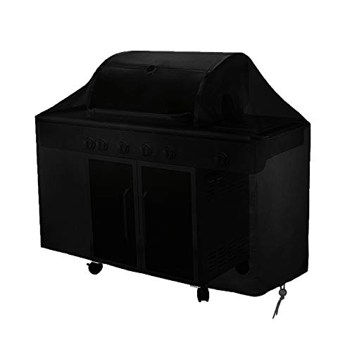 Barbecue Cover,Heavy Duty Waterproof Breathable Oxford fabric Barbecue Cover for Weber, Brinkmann, Char Broil etc,Included Storage Bag (Length:145cm/57" Width: 61cm/24" High: 117cm/46" )