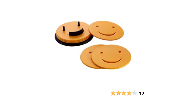 Buy Trueware Smiley Plastic Coaster Set Of 12 Yellow Online At Low Prices In India Amazon In