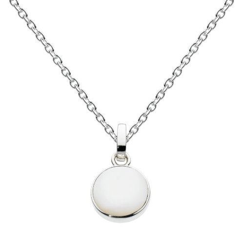 Dew Damen-Anhnger 925 Silber Muschel Wei 45.7 cm - 9060MP