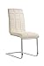Produktbild Freischwinger, Stuhl, Schwingstuhl, Schwinger, Küchenstuhl, Sitzgelegenheiten, Besucherstuhl, Wartezimmerstuhl, Wohnzimmerstuhl Kunstleder creme #Emily