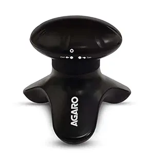 AGARO Nano Head And Body Massager With Vibration, For Pain Relief, Black