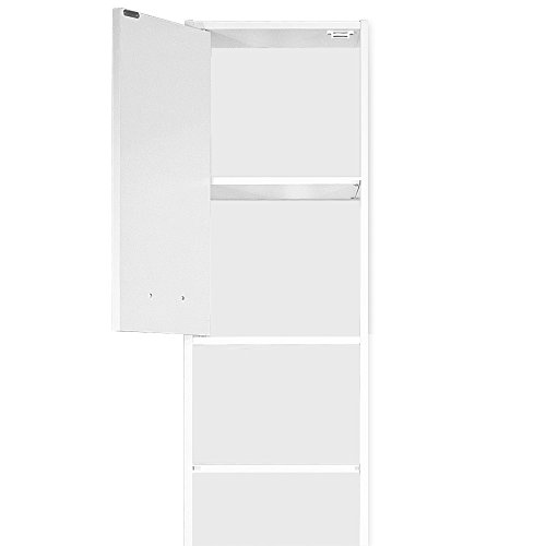 Badezimmerschrank in Weiß – Badschrank Badhochschrank Badmöbel Schrank Regal Badregal - 2