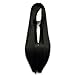 80cm Long Black Straight Style Lovely Lady Anime Cosplay Hair Wig +Wig Cap