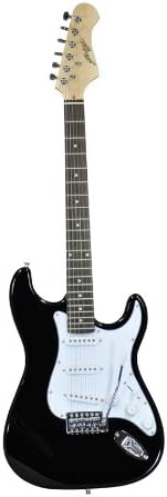 Johnny Brook Black Standard Electric ST Guitar