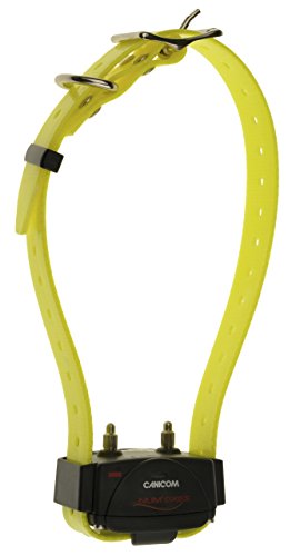 Num'axes collier seul canicom jaune fluo pour chien