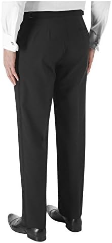SKOPES Wool Blend Latimer Dinner Suit Trousers in Black in Size 34 To 62, S/R/L