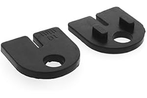 Glass Balustrade Clamp Rubber Inserts 6/8 /10 /12mm (Pairs) - Select Your Size - for use with Seagull Balustrades Glass Brackets Clamps/Glazing Mounting Holder (12mm)