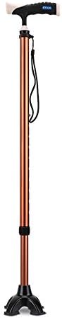 QFFL Crutch Elderly Walking Sticks Aluminum Telescopic Walking Stick Thick Adjustable Crutches 3 Colors Available Crutches Walker ( Color : C )