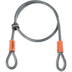 Kryptonite câble antivol Kryptoflex 4 Pieds (1.2 metres) Argent