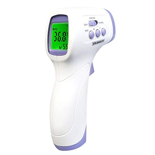 Preisvergleich Produktbild DPPAN Infrarot Stirnthermometer, Digital Baby Thermometer, Professionelle Thermometer für Baby, Kleinkind, Kleinkind und Erwachsene,purple