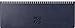 Produktbild rido/idé 703170230 Tischkalender/Querterminbuch ac-Wochenquerterminer, 2 Seiten = 1 Woche, 307 x 105 mm, Kunstleder-Einband West blau, Kalendarium  2019, Wire-O-Bindung