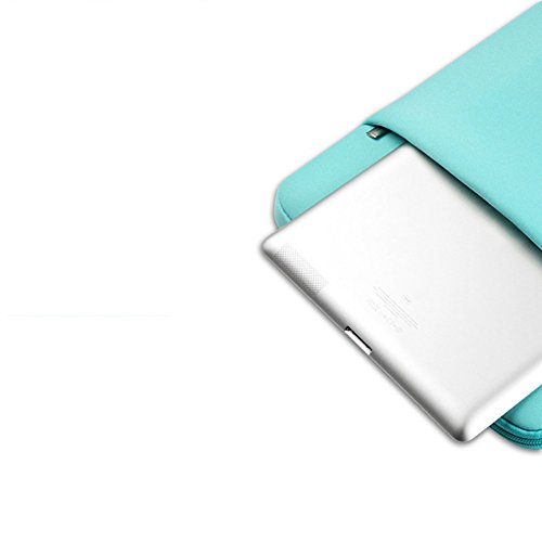 Balai Doppel-tasche Reißverschluss Computer Bag Notebook Schutz Paket Tragbar Notebook Taschen Hüllen, 14 inch Blau - 2