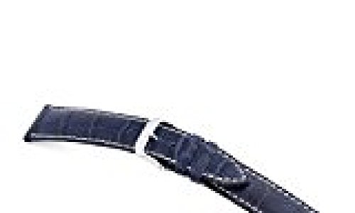 RIOS1931 Uhrenarmband Louisiana Crocodile Calf Marineblau Bandanstoss 22 mm RIOS1931 Uhrenarmband Louisiana Crocodile Calf Marineblau Bandanstoss 22 mm