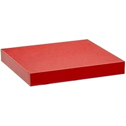 Modul'Home 6RAN790RO Etagère Flottante Panneau/MDF Rouge 25 x 22,8 x 3,4 cm