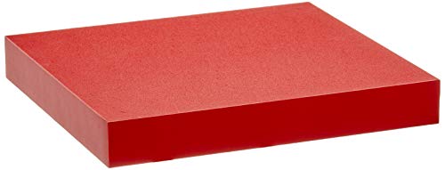 Modul'Home 6RAN790RO Etagère Flottante Panneau/MDF Rouge 25 x 22,8 x 3,4 cm
