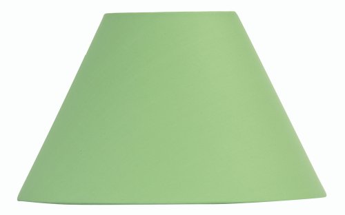 Oaks Lighting Lampenschirm aus Baumwolle, rund/konisch, 20 cm, grün