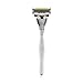 SHAVE-LAB - FIRE - Manual Razor with 4x Razor Blades (P.6 - 6 blades - for men, white)