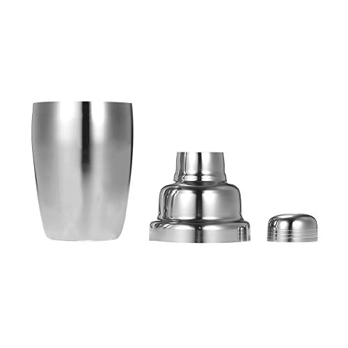 Anself 8tlg Cocktail Set Shaker Bar Mixer Ink. Cocktail Shaker, Messbecher, Barlöffel, Barstößel, Zange, Korkenzieher, 2 Weinausgießer - 3