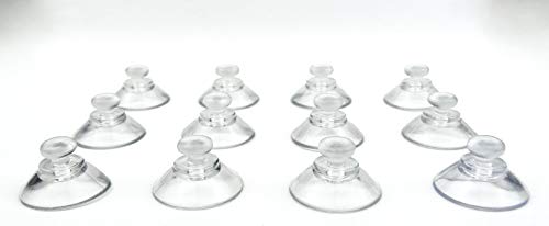 12 crochets déco avec aspiration pour décoration de fenêtre ventouse 20mm avec un bouton