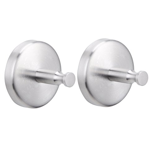 Preisvergleich Produktbild Edelstahl-Haken 2pcs / Pack, gebürstetes Ende