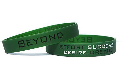 4 Fitness Armbänder Beyond Dreams | Power Silikonarmbänder - 2