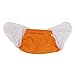 Baby 5 Pcs Diamer Inserts 5 Pcs Pocket Cloth Diapers Snaps Covers Cute Reusable Unisex Washable Baby Diaper Cover Cloth (Orange)