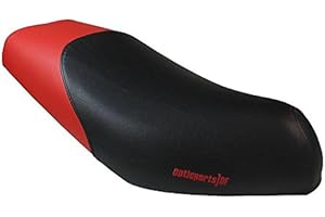 ‎OPTICPARTS DF Sitzbezug Fahrer ODF schwarz / rot für Gilera Runner (-08/05)
