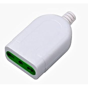 KOPPLA Multipresa 3 uscite, con messa a terra, bianco, 1.5 m - Italia