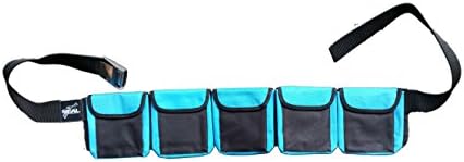 Scuba diving Pocket Weight Belt ( blue 5 pocket Medium )