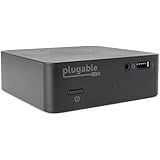 Plugable USB C Mini Docking Station with 85W Charging Compatible with Thunderbolt 3 and USB-C MacBooks and Select Windows Laptops (HDMI up to 4K@30Hz, Gigabit Ethernet, 4X USB 3.0 Ports, USB-C PD)