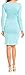 Happy Mama Women's Maternity Nursing Pencil Jersey Casual Dress 285p (Light Blue, 16)
