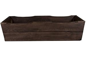 FKL DESIGN Home Deco Nouveau bac à Plantes en Bois Top Pot de Fleurs terrasse de Jardin entièrement assemblé D8 Palissandre (64 cm)