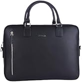 Fossil 2036 Vegan Deri Laptop &Ccedil;antası Evrak &Ccedil;antası Unisex Şık Tasarım Siyah