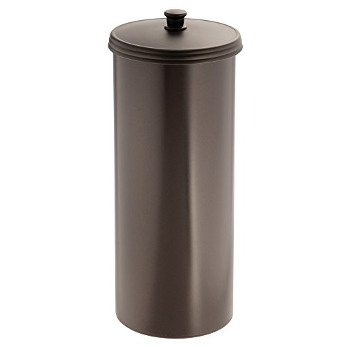 InterDesign 93390EU Kent Reservebehälter für Toilettenpapier, bronzefarben