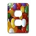Price comparison product image 3dRose lsp_11446_6 Jumpin Jelly Beans 2 Plug Outlet Cover