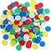 Produktbild 200 Stück Farbige Kunststoff Zähler Zählen Chips Bingo Marker mit Aufbewahrungstasche für Mathematik oder Spiele (Mehrfarbig A)