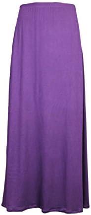Ozmoint Womens Ladies Long Maxi Skirts Modest Abaya Stretch Full Length Skirt UK Size 16-18