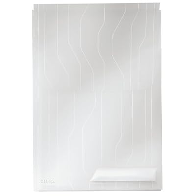 Leitz Pochette Perforée à Soufflet, Combifile, Rabat Verrouillable, Transparent, Grainé, A4, Polypropylène 200 Microns, Lot de 3, 47270003