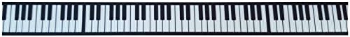 Crystal Charmz 1 Yard (0.91 metre) Black & White Piano Keys Music Ribbon 22mm Wide, Ideal for Craft Projects, Cakes Scrapbooking, DIY Hair Bows, Present Wrapping etc.