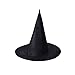 Produktbild WSJDE 1 Pchalloween Hexenhut Caps Maskenbär Party Dekoration Erwachsene Damen Schwarz Hexenhut für Halloween Kostüm Zubehör Caps Juni24