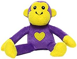 Mighty Junior Safari Monkey Dog Toy, Purple