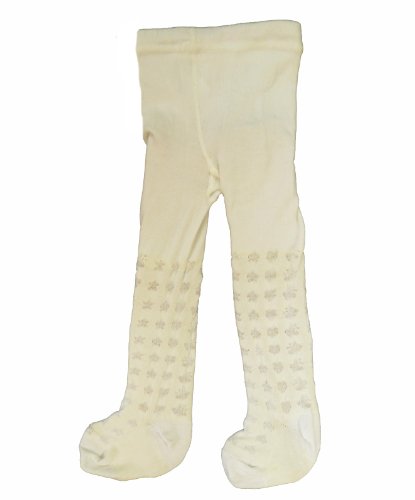 Babys & Girls Tights White/Cream With Hearts & Stars (2-3 Years)