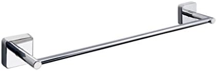 Kapitan Quattro Towel Bar Rail - 50 cm / 19.7 inches, Stainless Steel Square Style Kitchen Rack AISI 304 18/10, Polished Finish, Wall Mounted 3M Self Adhesive, Made in EU, 20 Years Warranty