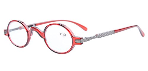 Eyekepper Readers Spring Temple Vintage Mini Small Oval Round Reading GlassesGlobal Recycled StandardGlobal Recycled StandardGlobal Recycled Standard