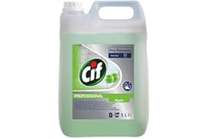 Cif Cif Detergente Pavimenti Mela Verde Professionale, Set 2 Pz 5L - 5000 ml